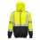 Hi-Vis kéttónusú kapucnis pulóver