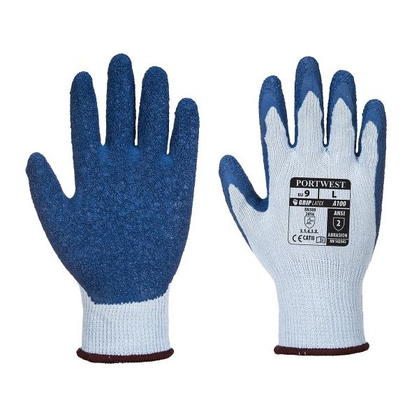 Latex mártott kesztyű (12 pár/csomag/méret)