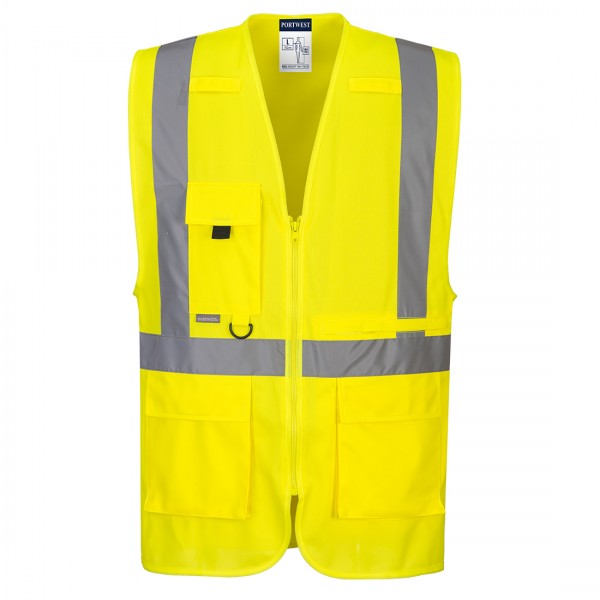 Hi-Vis Executive mellény tablet zsebbel