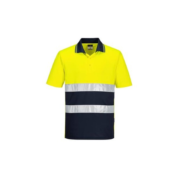 Hi-Vis Kéttónusú könnyű póló S/S