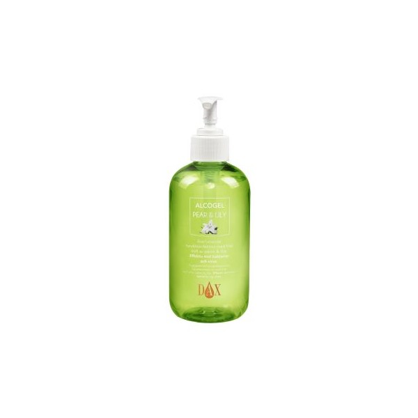 DAX Alcogel Pear & Lily kézfertőtlenítő gél 250 ml pumpás flakon (8 flakon/karton)