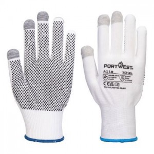 Grip 13 PVC p&ouml;tty&ouml;s &eacute;rintők&eacute;pernyős kesztyű (12 p&aacute;r)