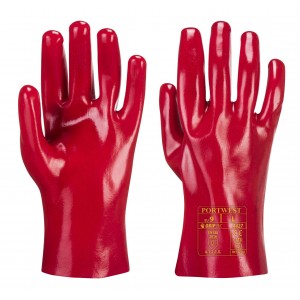 PVC hossz&uacute;sz&aacute;r&uacute; kesztyű 27cm (12 p&aacute;r/csomag/m&eacute;ret)