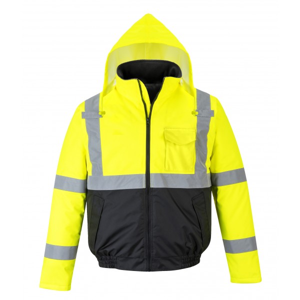 Hi-Vis Kéttónusú Bomber kabát